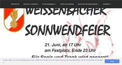 Desktop Screenshot of ffweissenbach.com